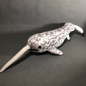 🆕- Wildlife Artists Spotted Narwhal Plush 21” Lifelike Colors!